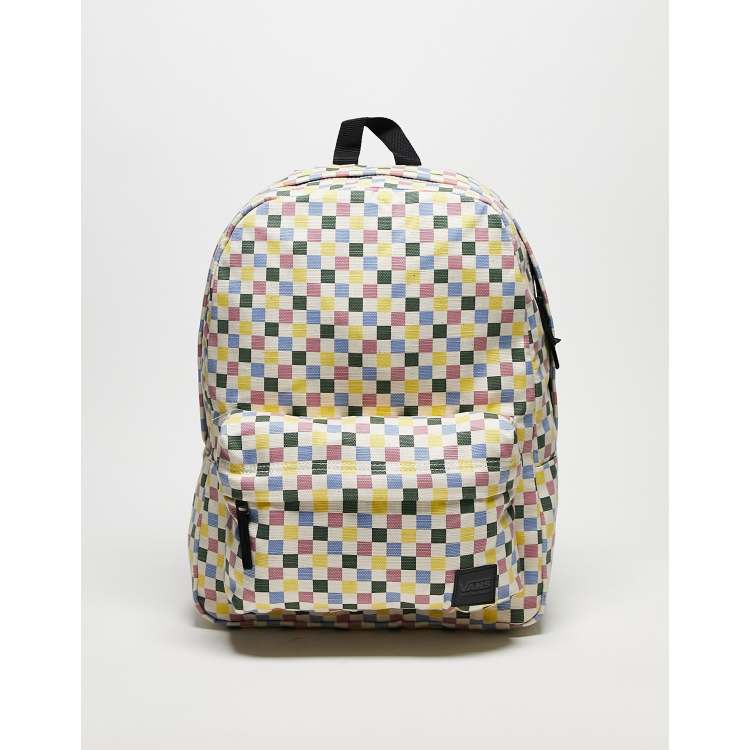 Vans cuadros mochila on sale
