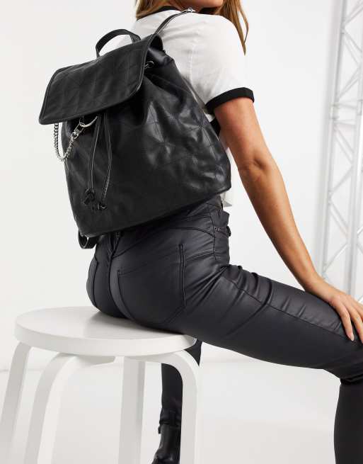 Mochila stradivarius online negra