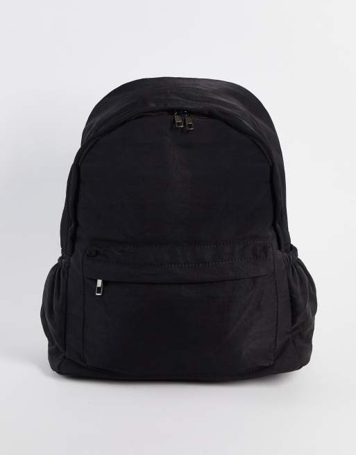 Mochila negra con para portátil de ASOS DESIGN | ASOS