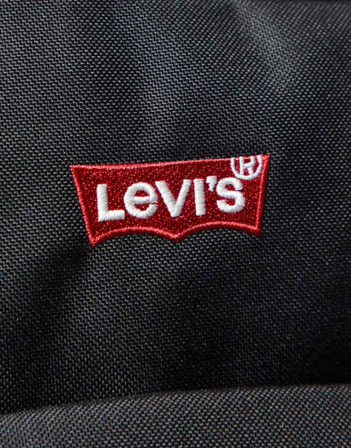 Mochila negra con logo de Levi's, 2 de 4