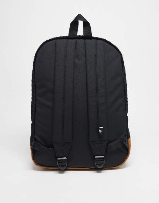 Mochila negra con logo "NY" de pana de New Era, 3 de 4
