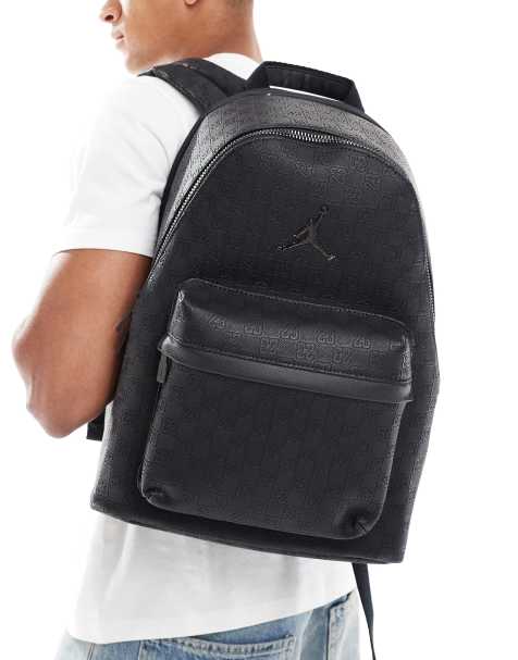 Mochila negra con monograma de Jordan - view 1
