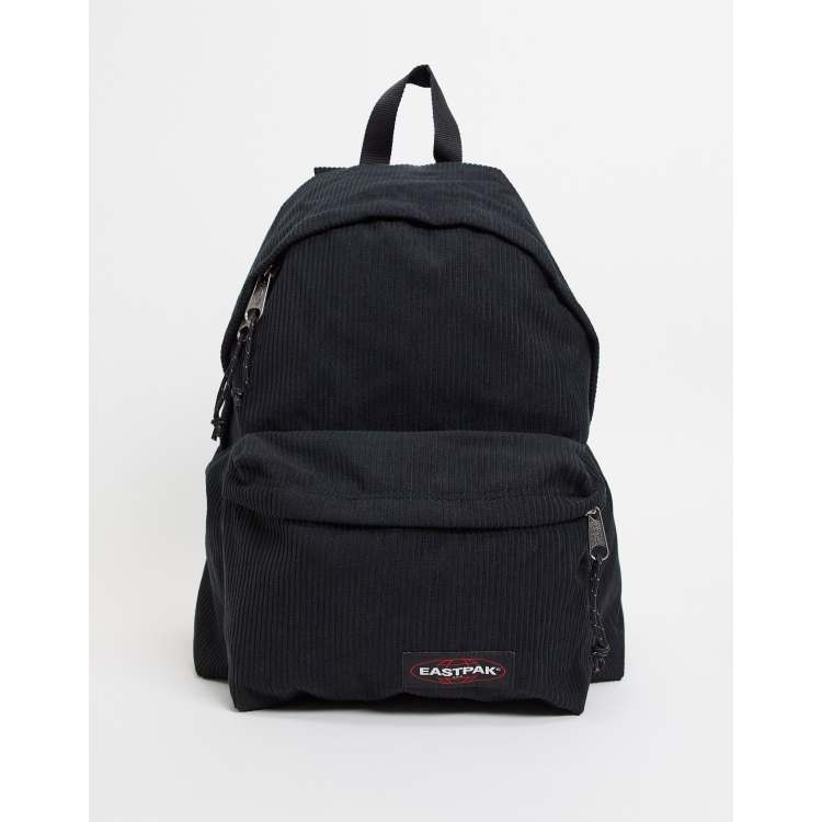 Mochila negra de pana Padded Pak r de Eastpak