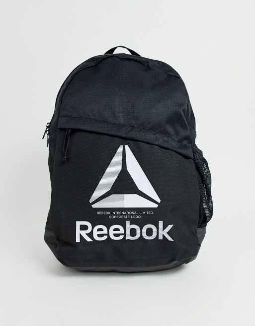 Mochila negra Training de Reebok | ASOS