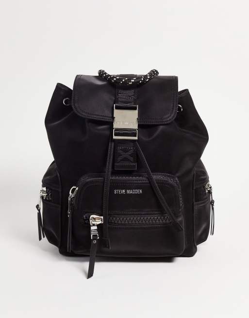 Mochila negra utilitaria Bwilder de Steve Madden ASOS