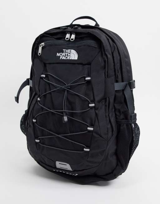 Mochila negra y gris de North Face |