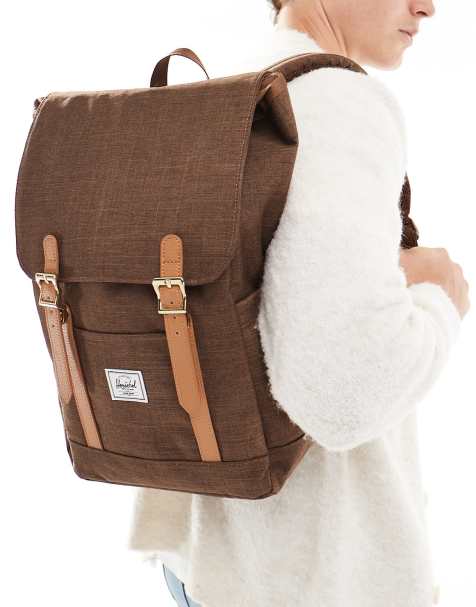 Mochila pequeña marrón chocolate Retreat de Herschel Supply Co - view 1