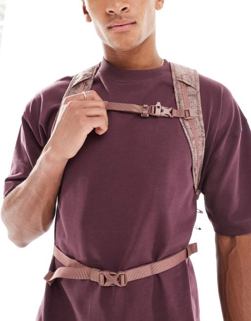 Mochila rosa ceniza estampada de 22 l de nailon Ultralight de Herschel Supply Co, 4 de 4