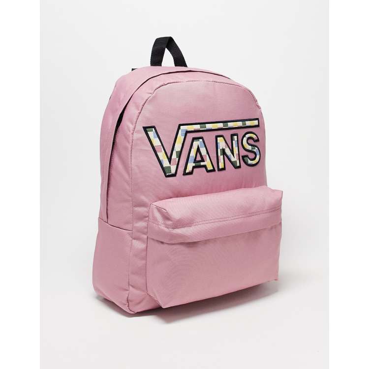 Mochila vans rosa online y negra