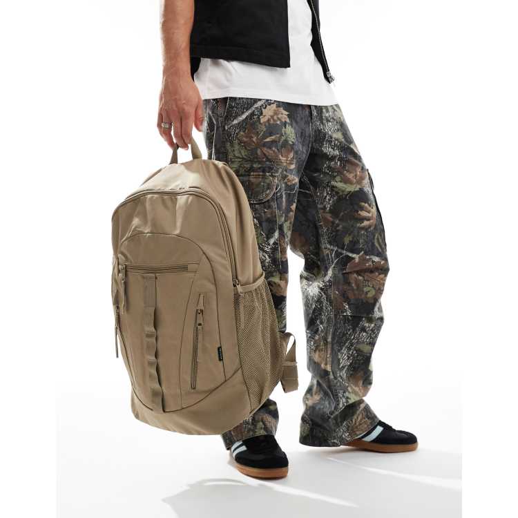 Mochila tostada de Hollister ASOS