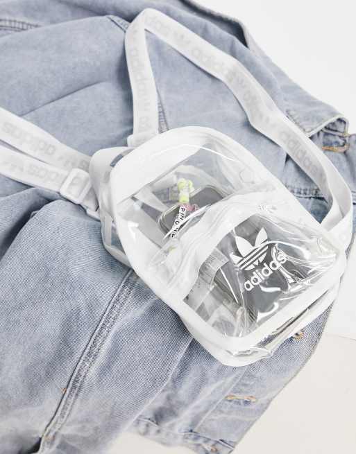 Mochila transparente con logo de adidas Originals ASOS