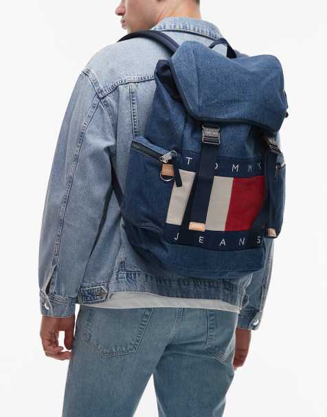 Mochila vaquera con lavado azul medio de Tommy Jeans - view 1