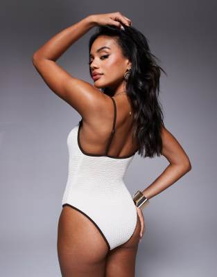 Moda Minx Contrast Binding Swimsuit