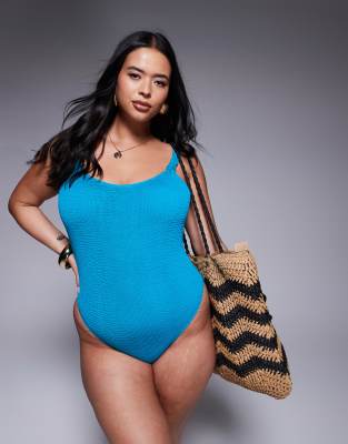 Moda Minx Curve Scrunch Swimsuit With Knot Detail