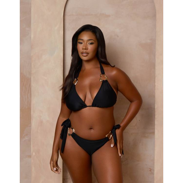 Moda Minx Curve X Alessa Tyrrell-Charles bikini set with molten