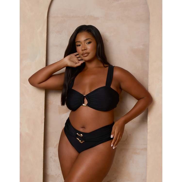 Moda Minx Curve X Alessa Tyrrell-Charles high waist bikini bottom