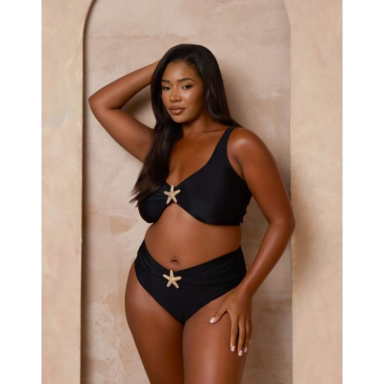 Moda Minx Curve x Alessa Tyrrell-Charles starfish bralet bikini