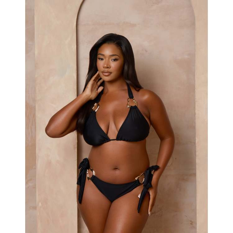 Moda Minx Curve x Alessa Tyrrell-Charles tieside bikini bottom