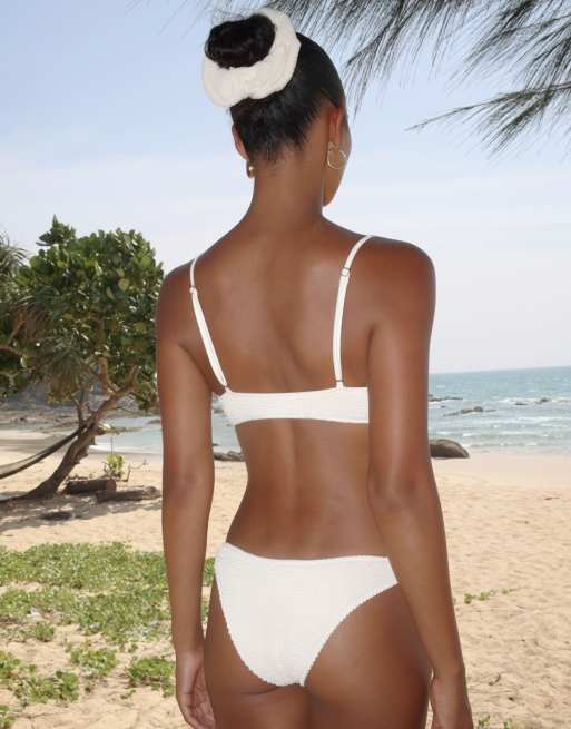 Moda Minx Scrunch underwire top in coconut, 2 of 4