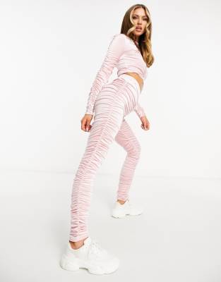 ruched sweatpants