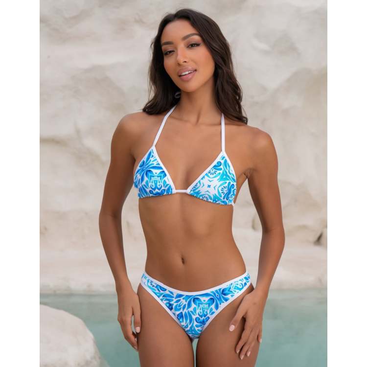 Moda Minx x Alejandra Vidal Mykonos high leg bikini bottom with
