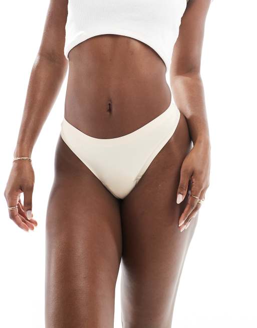Modibodi - Au Naturel - String menstruel sans coutures pour flux léger/moyen - Litchi