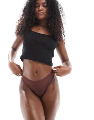 Modibodi Period Au Naturel Seam-free Thong Light Moderate absorbency in brown