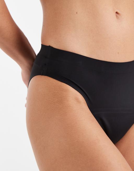 Modibodi - Sorte sømløse menstruations-briefs med moderat absorberingsevne, 3 af 4