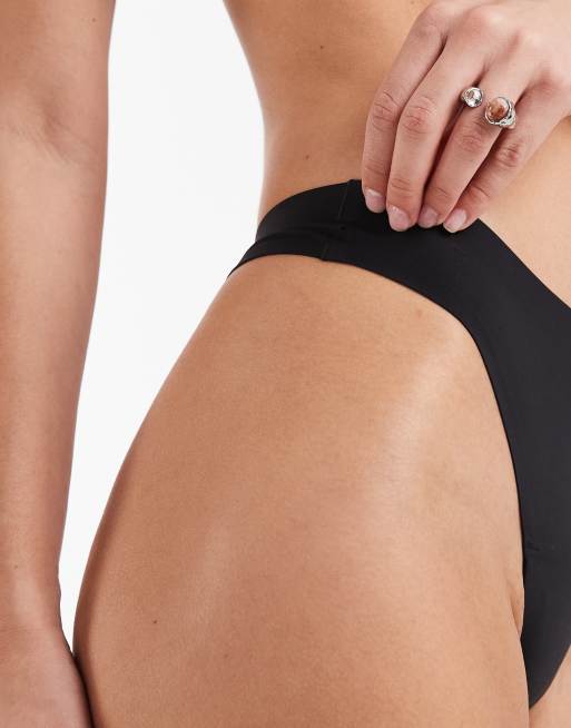 Modibodi – Svarta menstrosor i stringmodell med lätt absorbering i seamless-design, 5 av 5