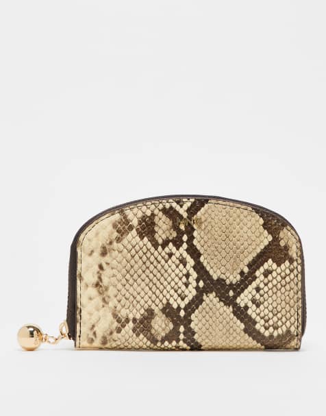 Monedero con estampado de serpiente y tarjetero de Mango - view 1