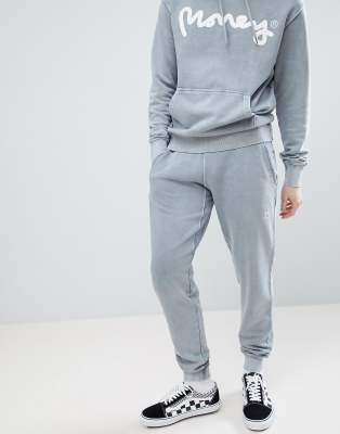 grey money joggers