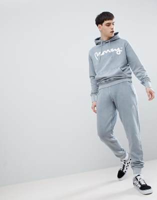 Grey money joggers sale