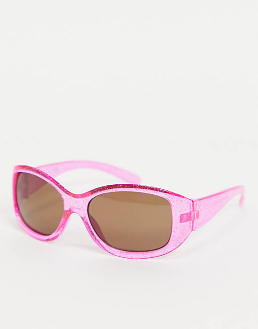 Monkey Monkey glamour wrap around pink sunglasses