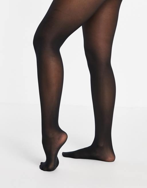 Womens Black 40 Denier Ultimate Shapewear Tights from Peacocks on 21 Buttons