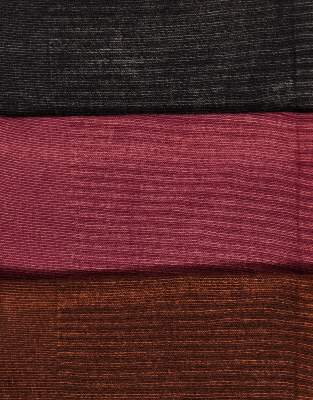 Monki 3-pack Sport Socks In Multi