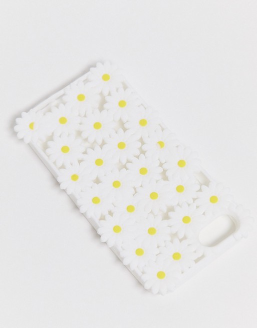 Monki 3D daisy print iphone case for iPhone 6 7 and 8