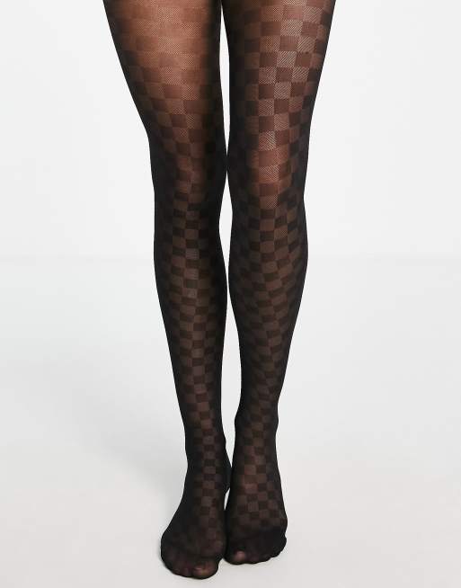 Checkered tights