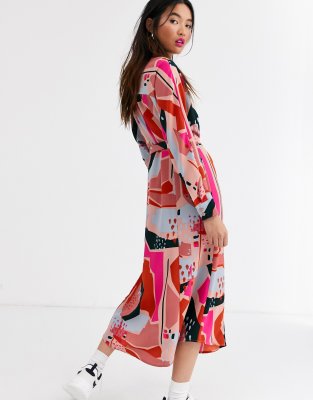 asos monki shirt dress