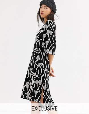 asos monki shirt dress