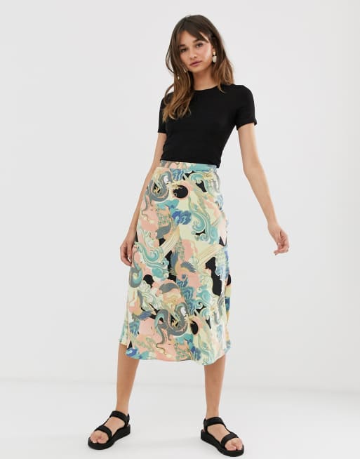 Asos monki shop midi skirt