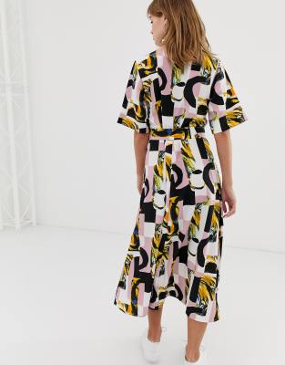 asos monki shirt dress