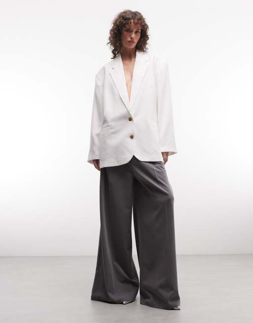 Monki - Afslappet råhvid blazer, 2 af 4