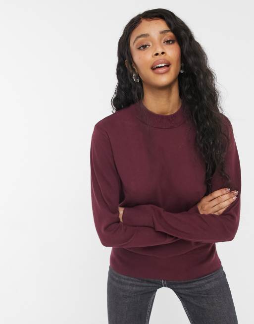 Wine hot sale red sweater