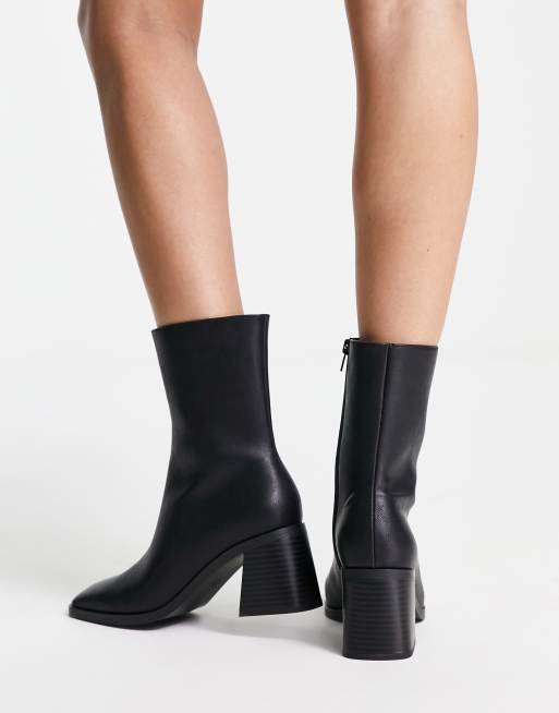Chelsea Boots Monki Stiefeletten Monki – Ankle-Boots In Schwarz