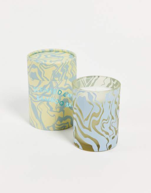 Monki Anna candle in marble print