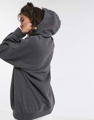 dark grey oversized hoodie