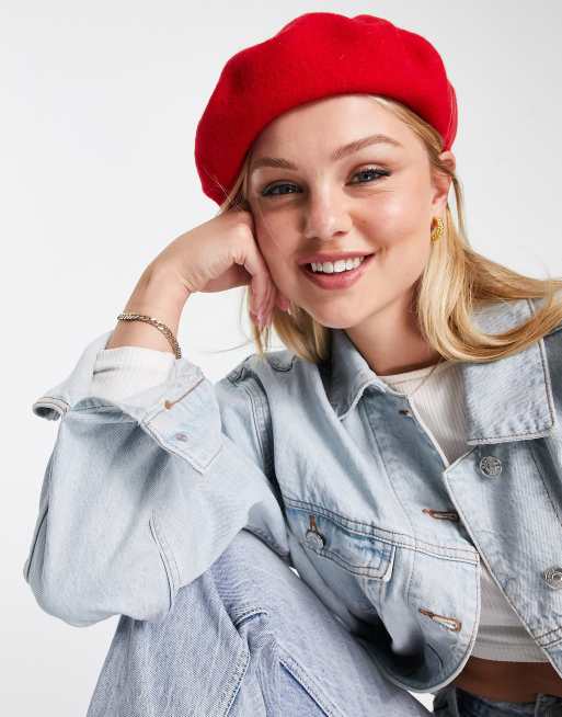 Cappello Basco Rosso H&m Capelli Corti Outfit Basco Monki