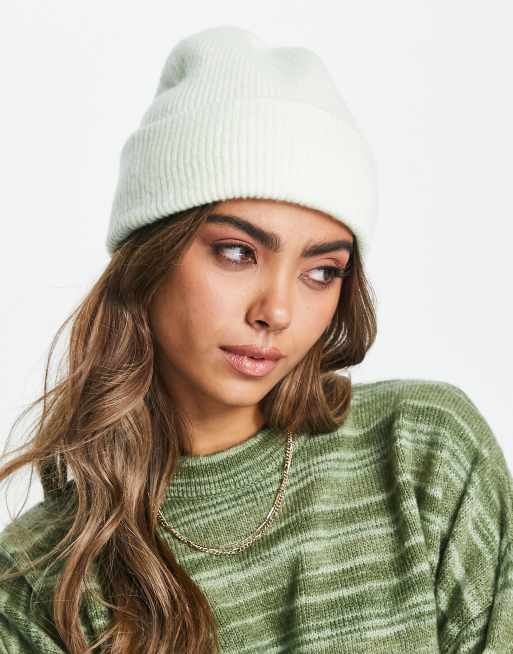 Monki - Beanie in saliegroen