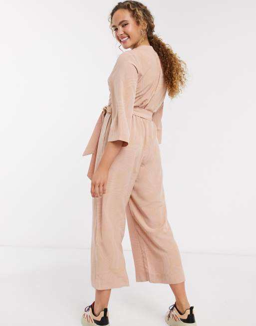 Monki store belted jumpsuit