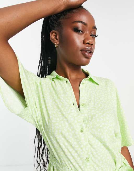 Belted shirt dress outlet monki